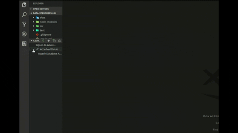 Browse your database inside the vs code editor animation
