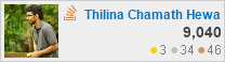 profile for Thilina Chamin Hewagama at Stack Overflow, Q&A for professional and enthusiast programmers