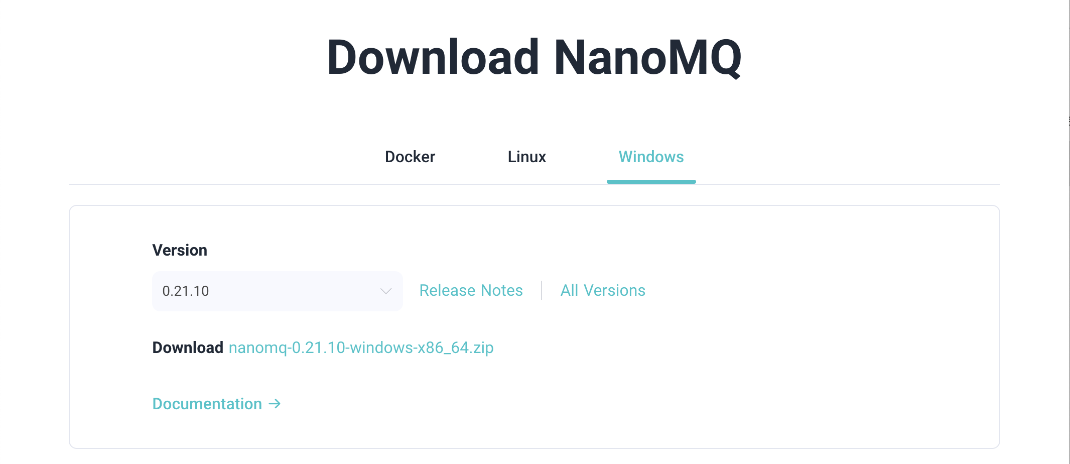 Download NanoMQ