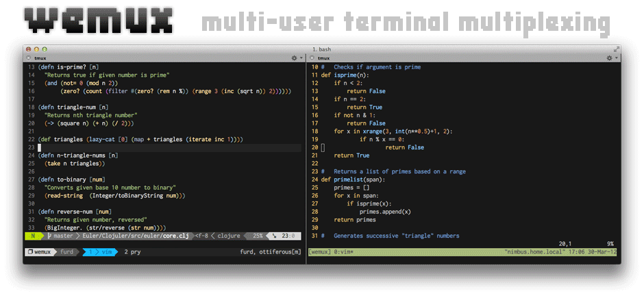 wemux: Multi-User Tmux Sessions Made Easy