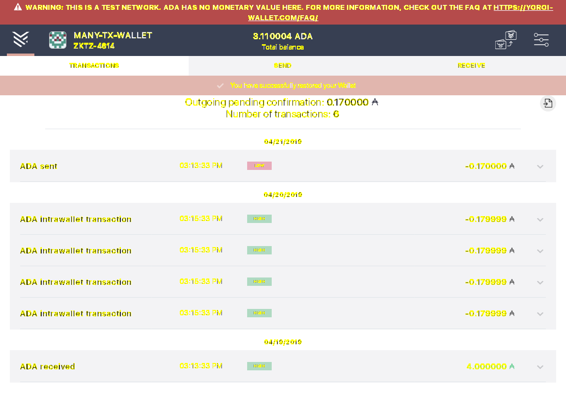 Open the tx history of a complex wallet IT103/5_41-I should see transactions.png