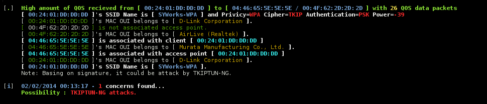 Detection-tkiptun-ng