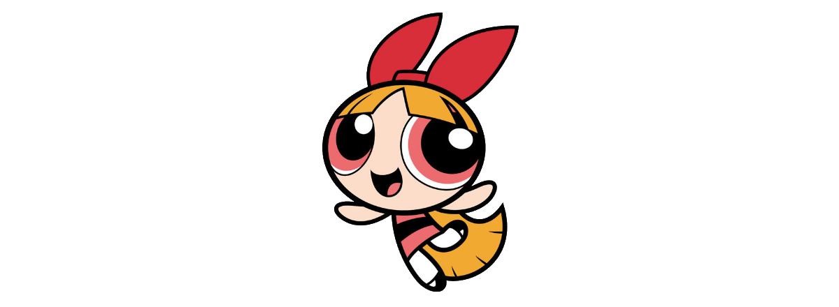 Image of Blossom, from 1998's Powerpuff Girls