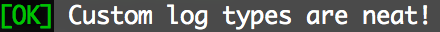 Custom log types are neat