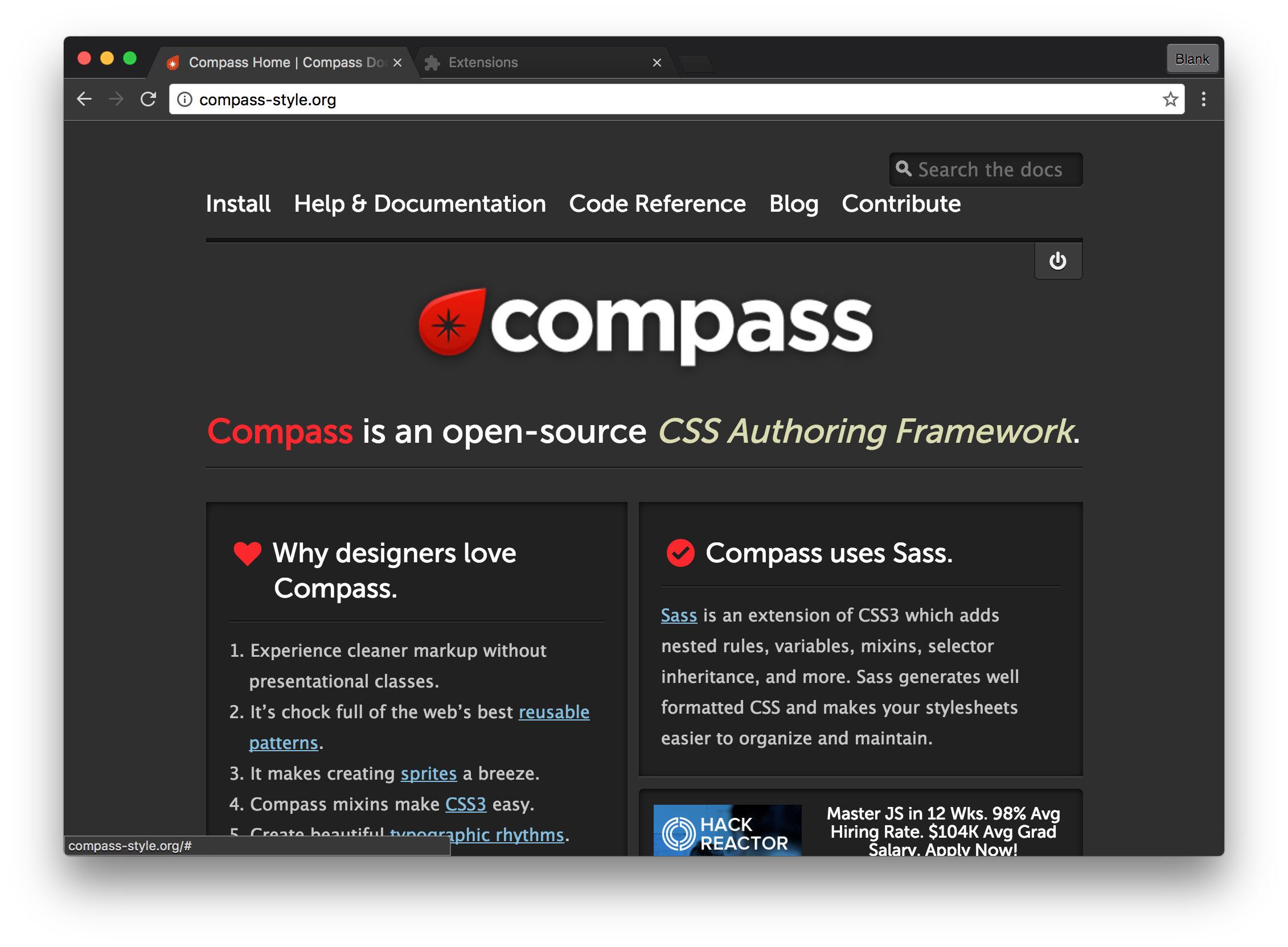 Darkly Darker Chrome Theme with Compass Style