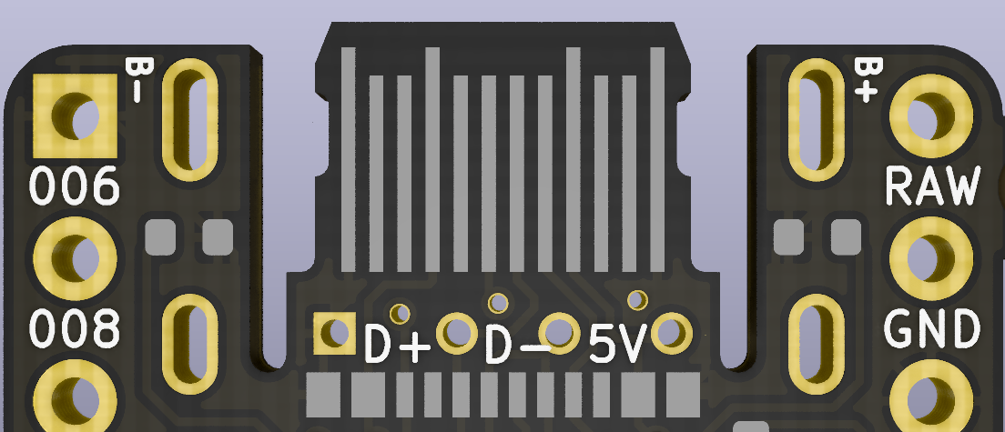 nrfmicro with pcb usb-c