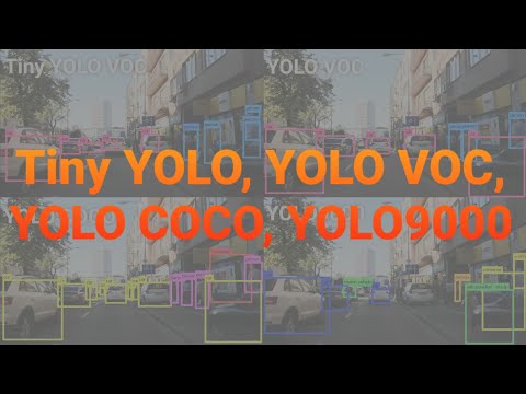 8K 4x YOLO (Tiny YOLO, VOC, COCO, YOLO9000) Object Detection #2