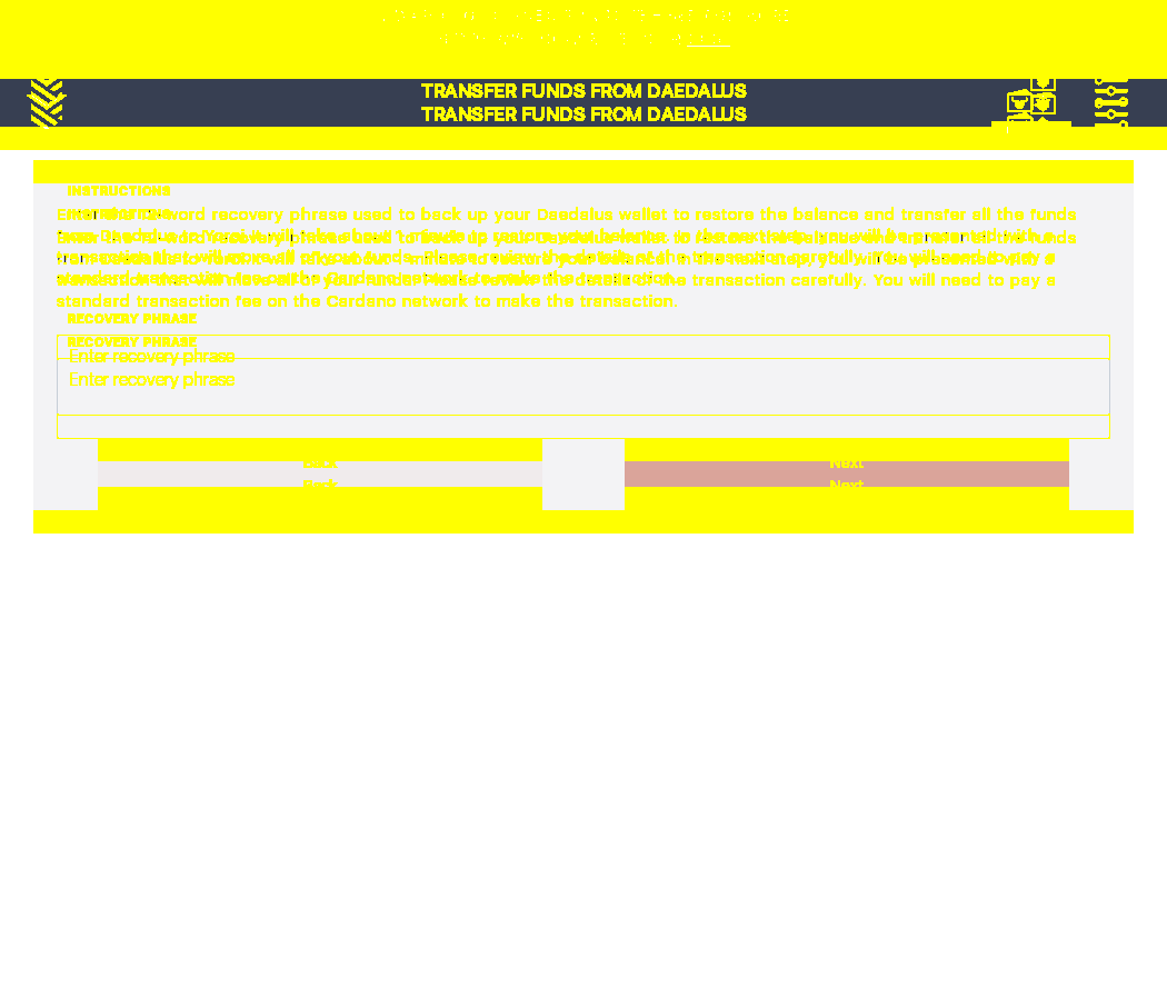 Daedalus transfer fails when user type invalid mnemonic phrase IT99/4_9-I click on the transfer funds from Daedalus button.png