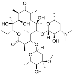 Erythromycin A skeletal