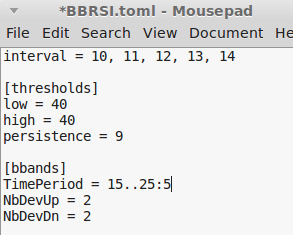 Strat config example