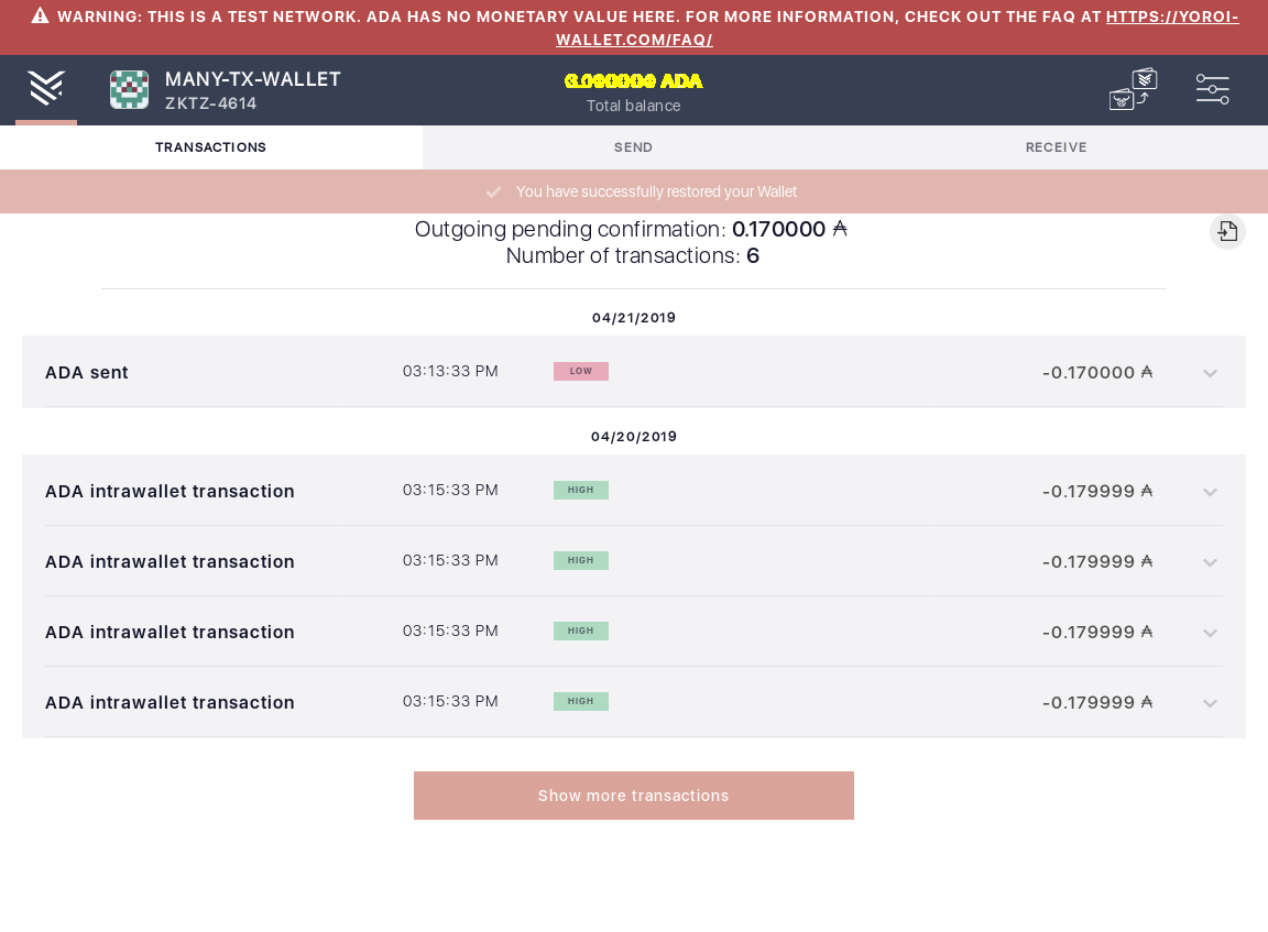 Check content of successful transaction IT56/3_23-I see the transactions summary.png