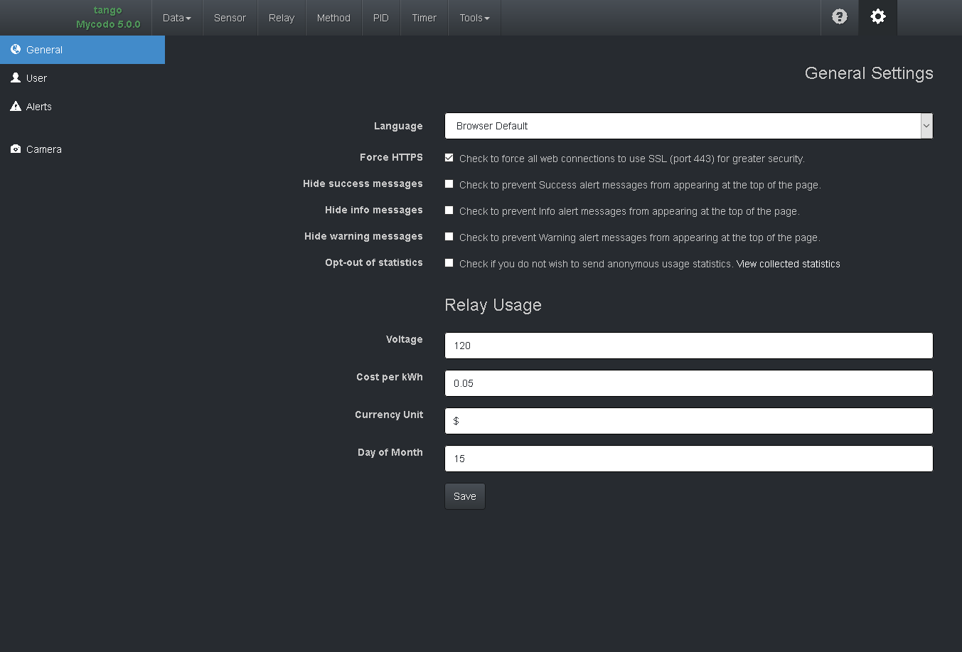 General Config