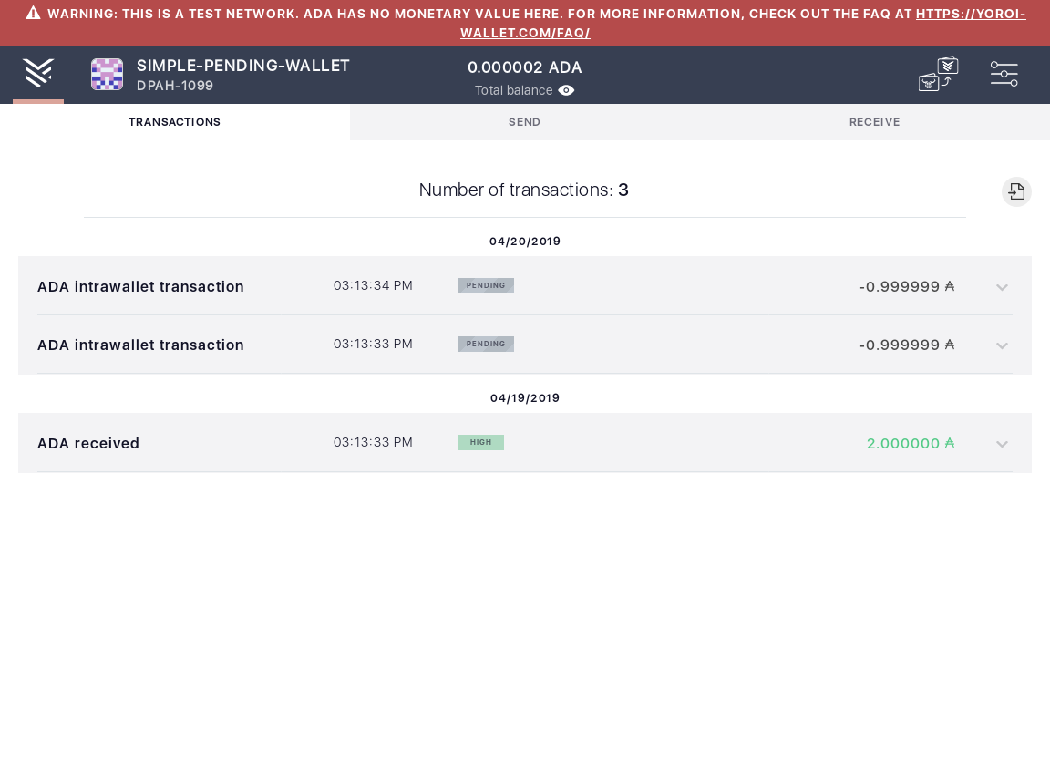 Open the tx history of an already loaded wallet IT105/6_55-I should see that the number of transactions is .png