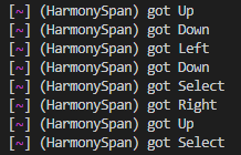 Terminal Feedback from HarmonySpan