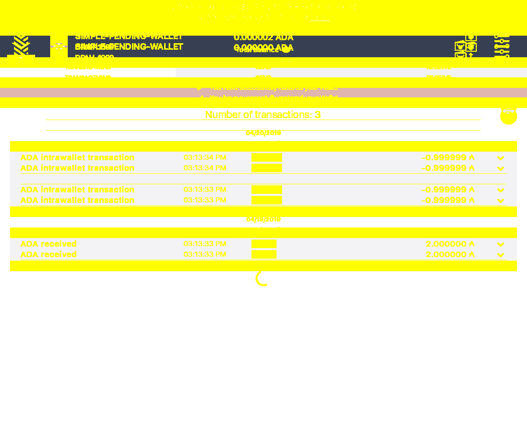 Open the tx history of a simple wallet IT102/3_15-I see the transactions summary.png