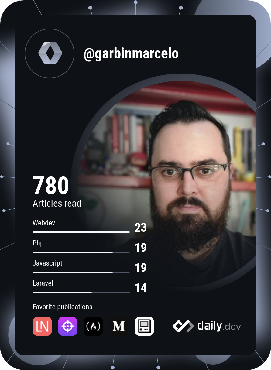 Marcelo Garbin's Dev Card