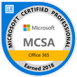 MCSA: Office 365 - Certified 2018