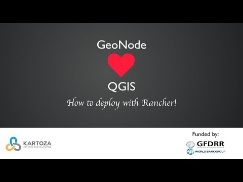 GeoNode and Rancher Walkthrough