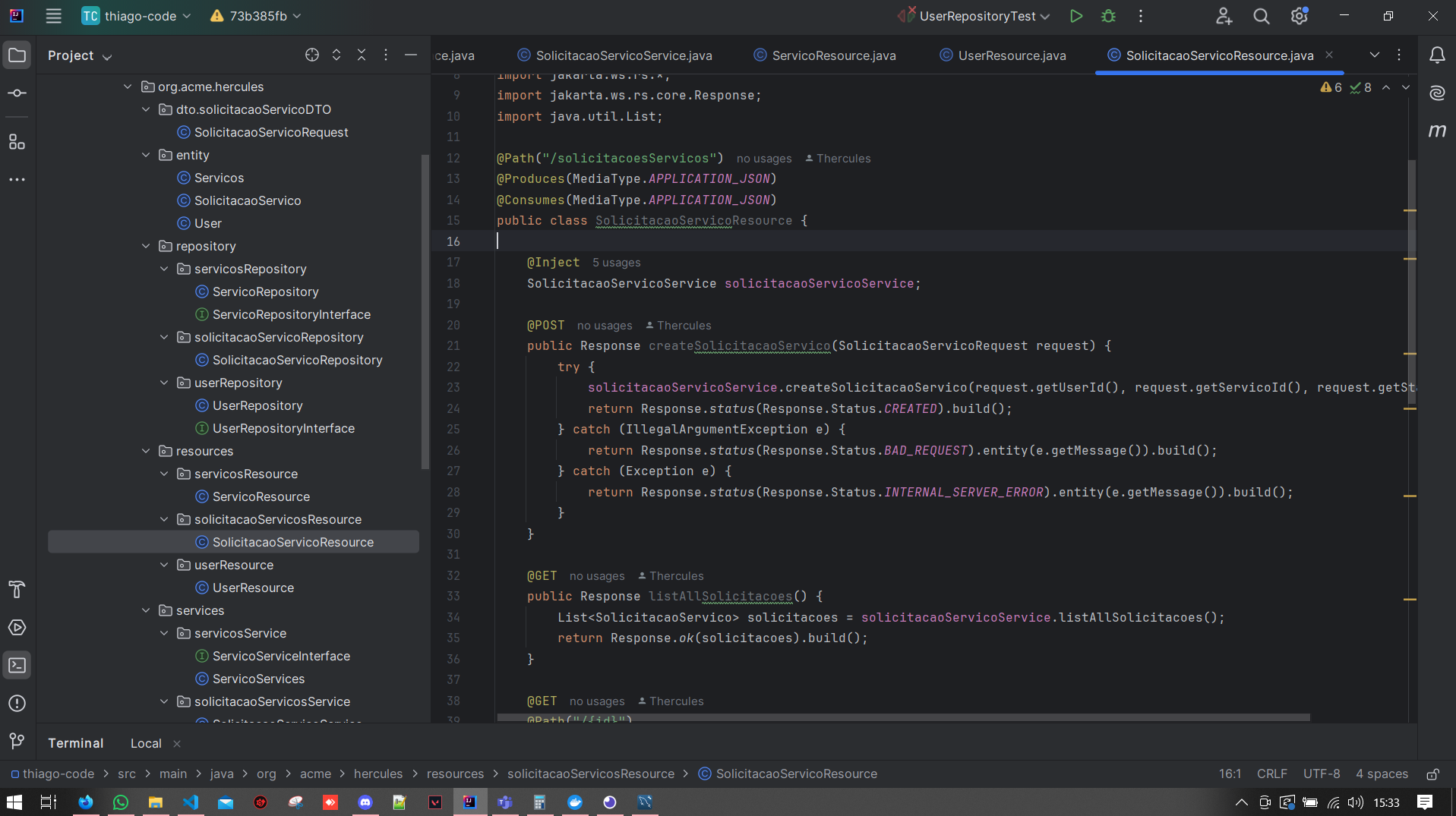 IntelliJ Screenshot