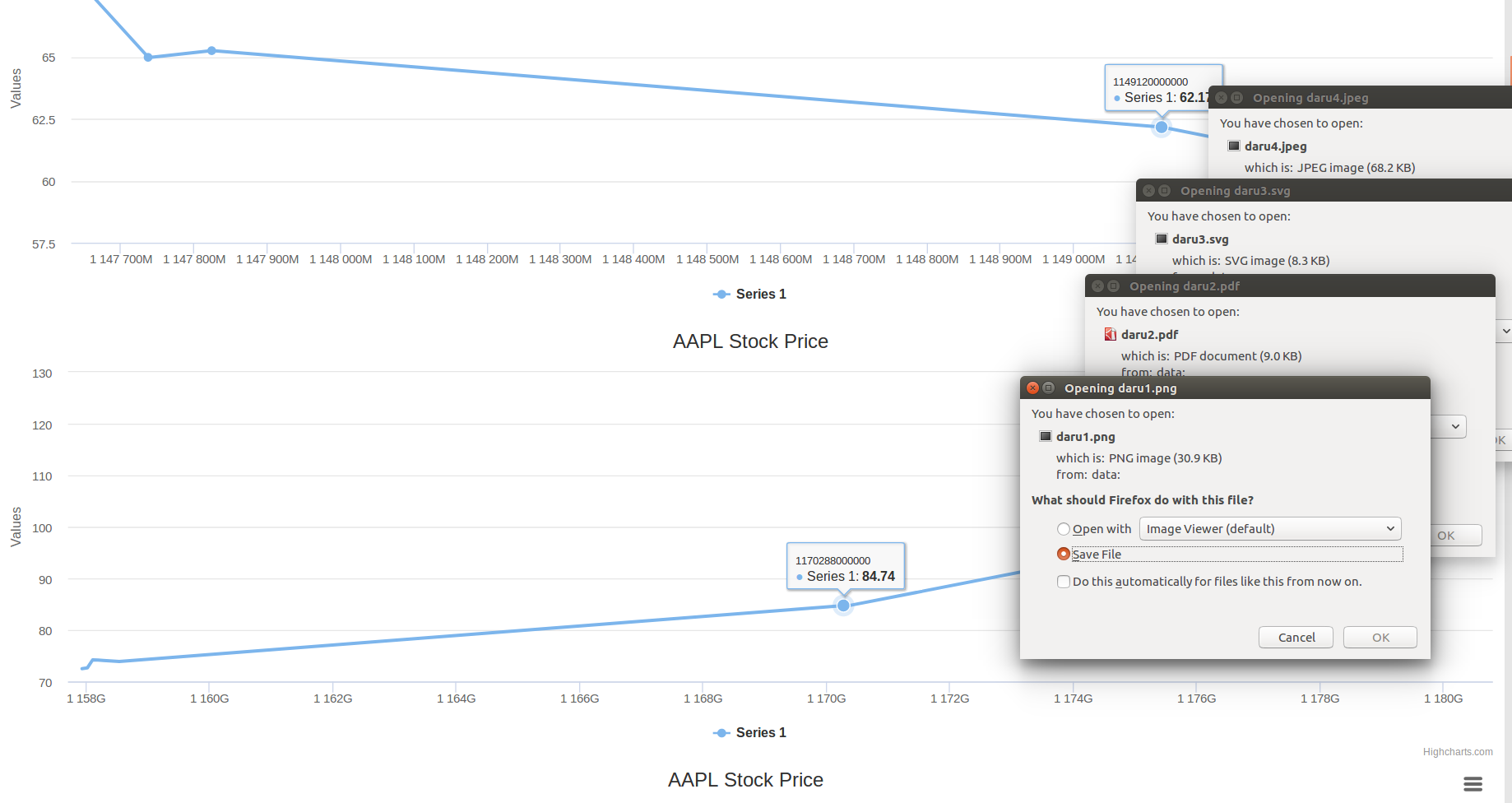 Export highchart