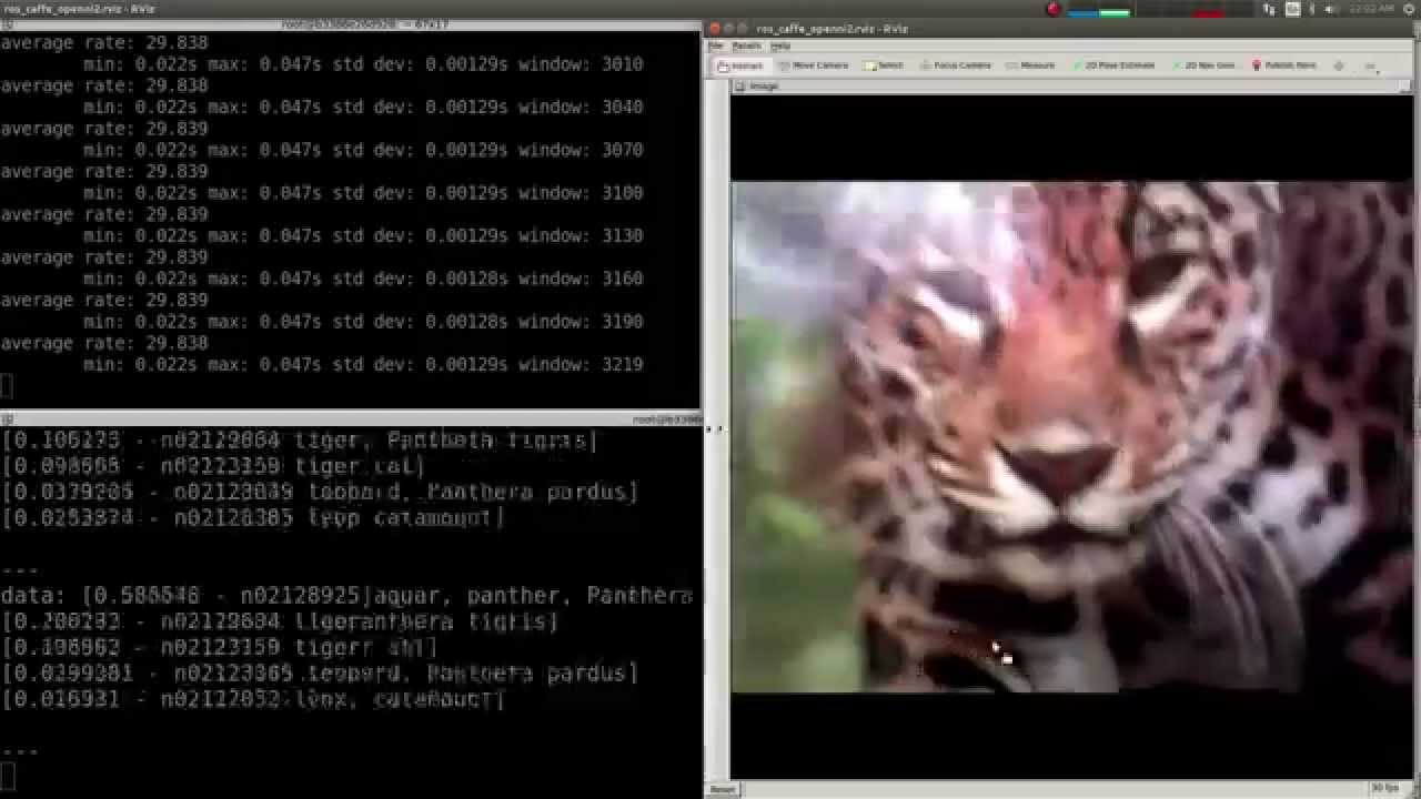 ROS + Docker Demo: Running Caffe CNN with CUDA