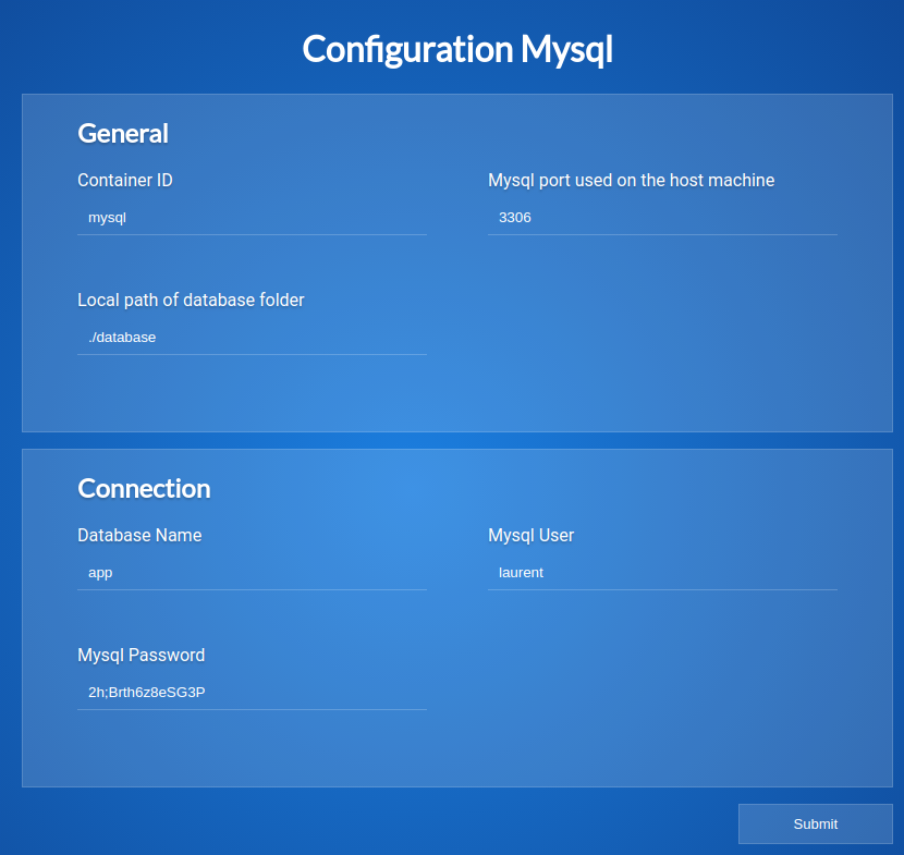 Mysql configuration