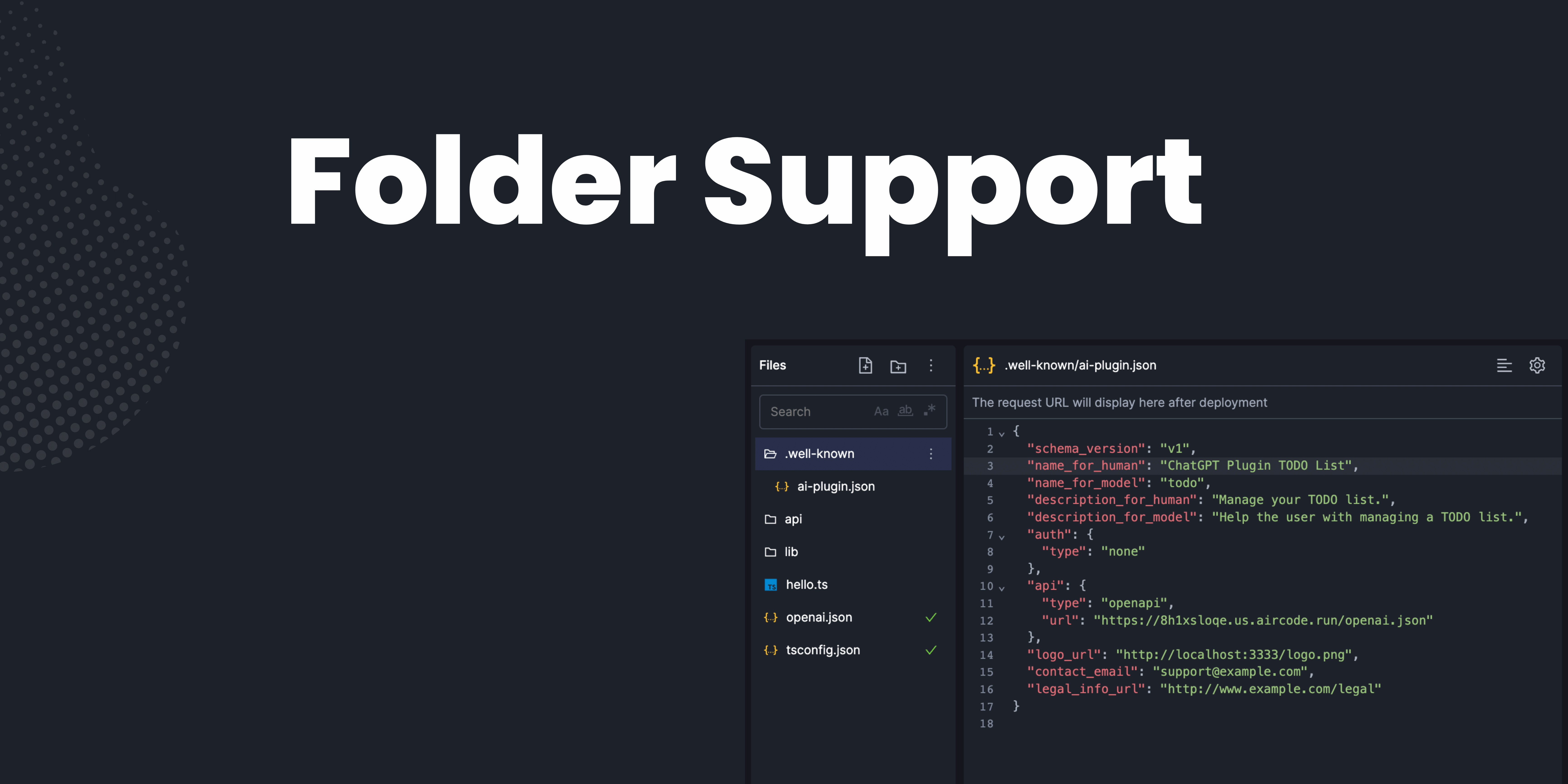 AirCode Support Folder