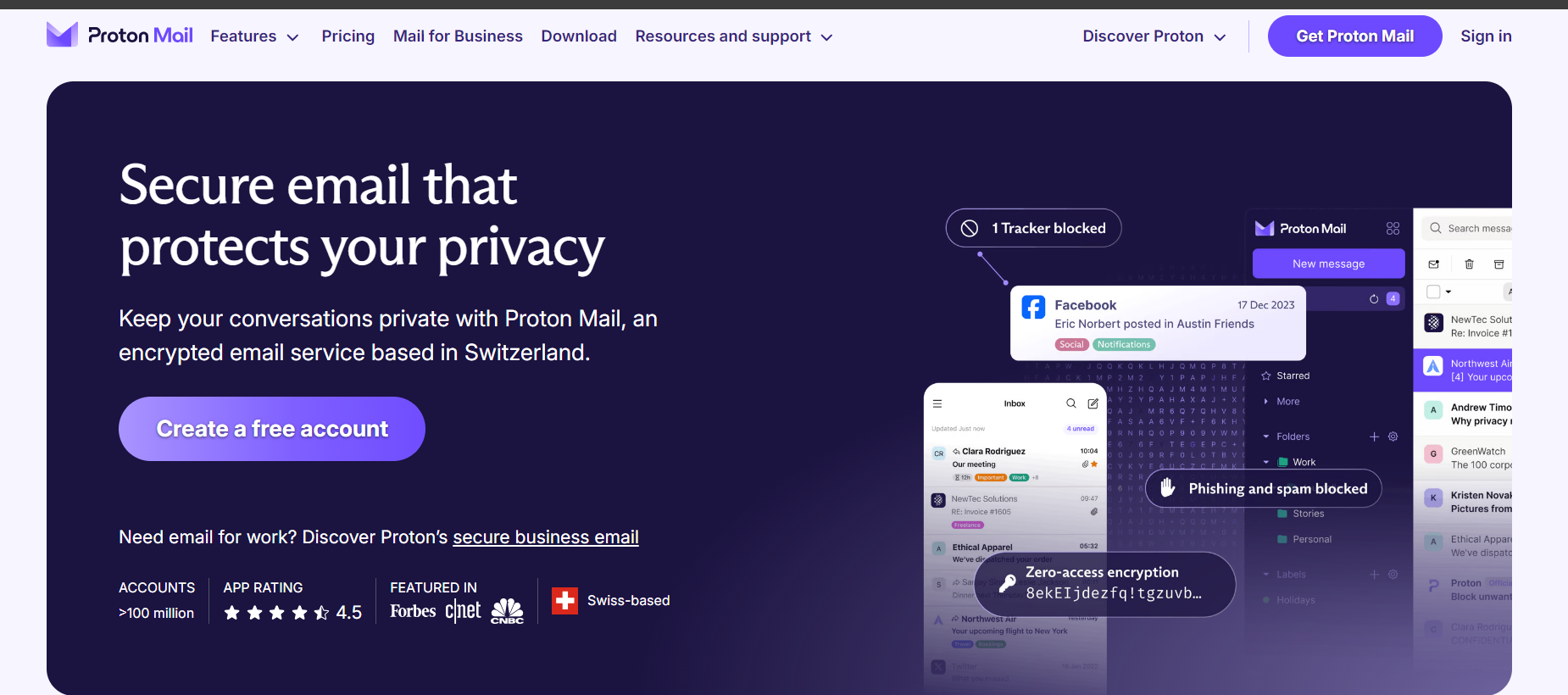 protonmail.png邮箱截图