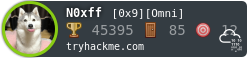 https://tryhackme.com/p/N0xff