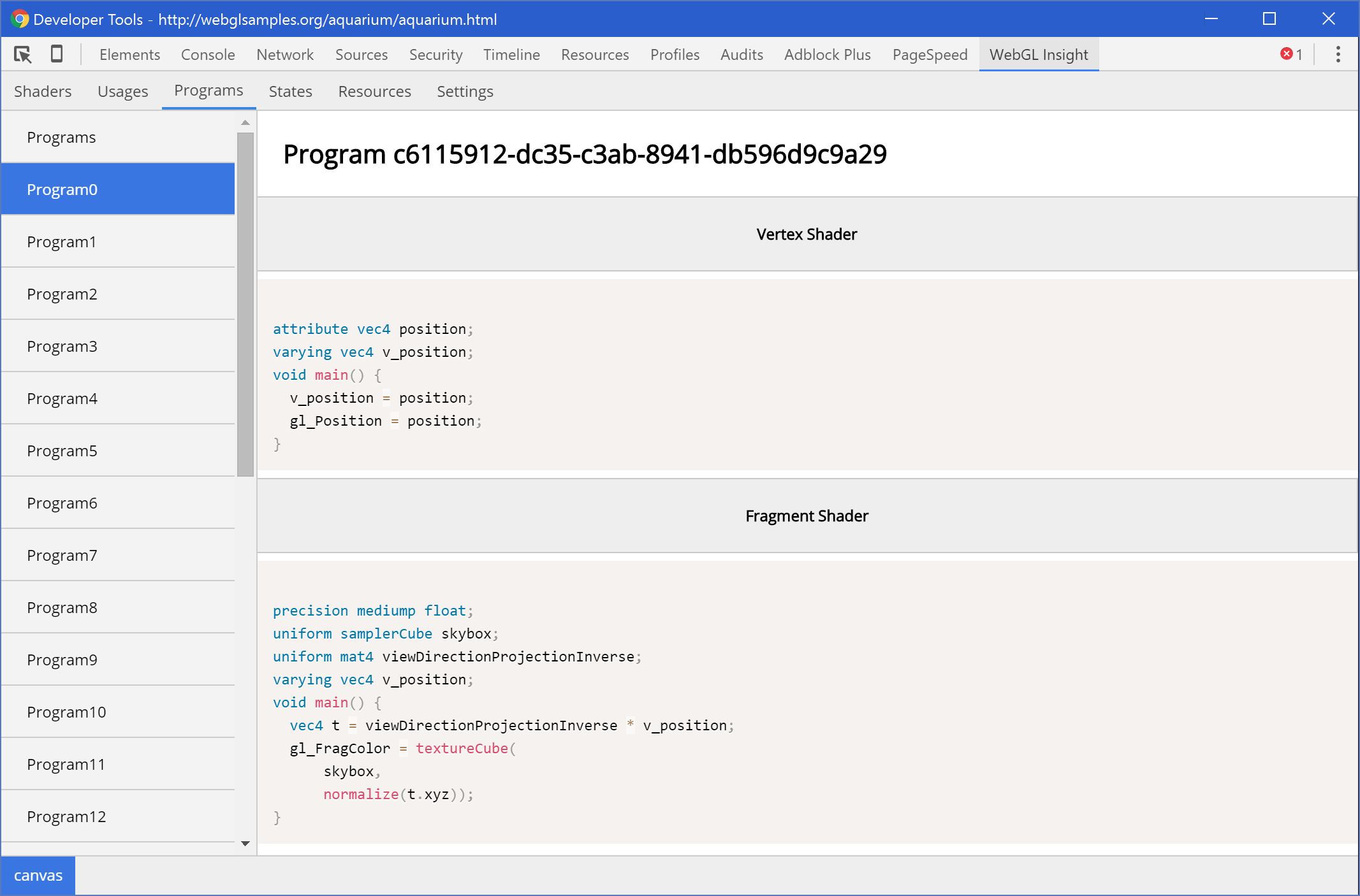 Program View