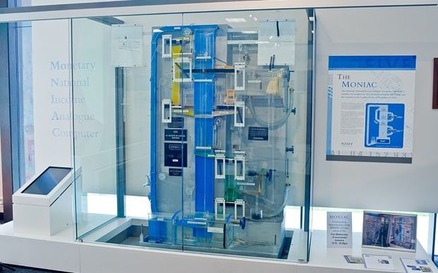 A Moniac Computer exhibited in New Zealand