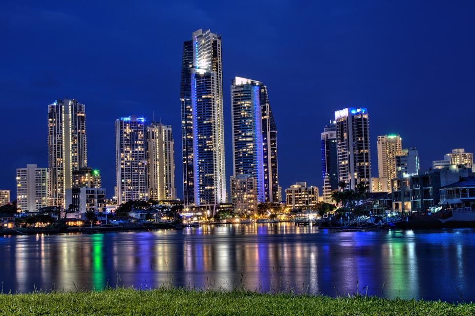 Broadbeach By night hdr