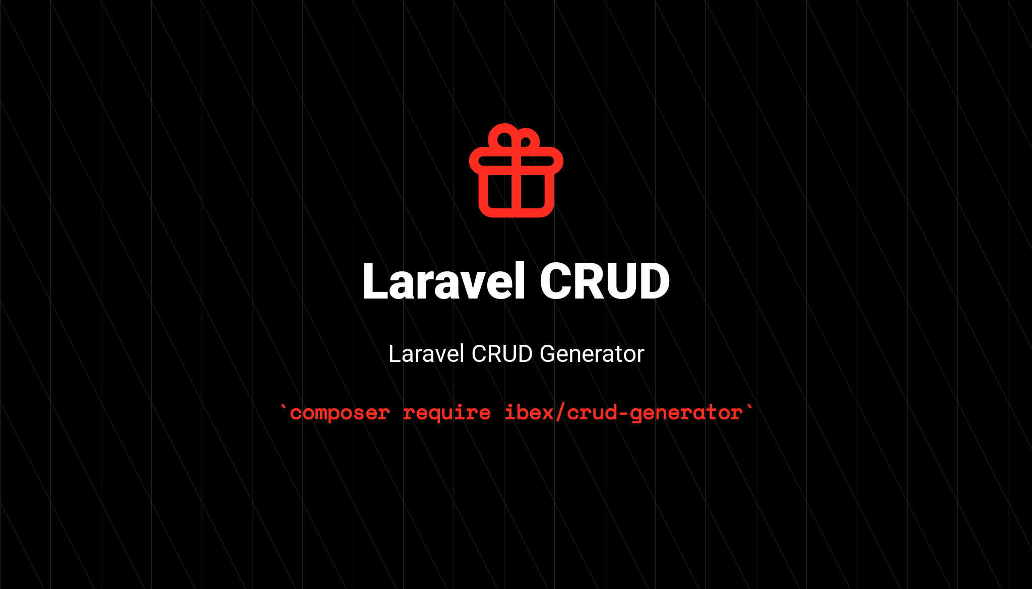 Laravel Crud Generator