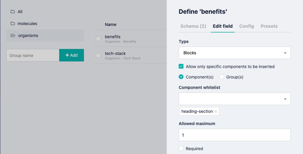 Heading Blocks definition