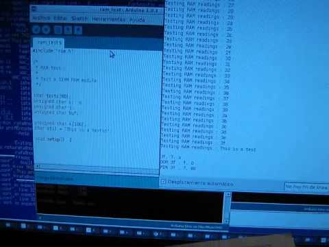 arduino interfacing with simm ram module