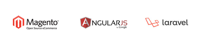 Angular, Magento, Laravel