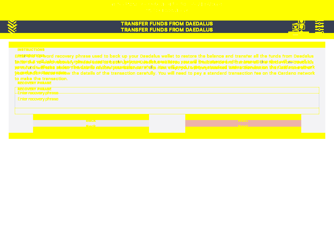 Daedalus transfer fails when user type invalid mnemonic phrase IT99/4_9-I click on the transfer funds from Daedalus button.png