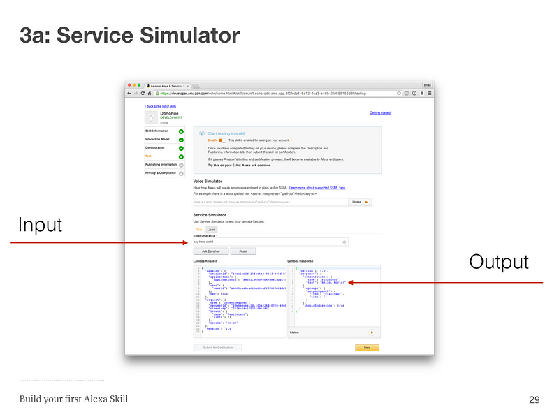 Step 3a: Service Simulator