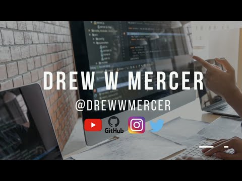 Drew W Mercer Intro Video