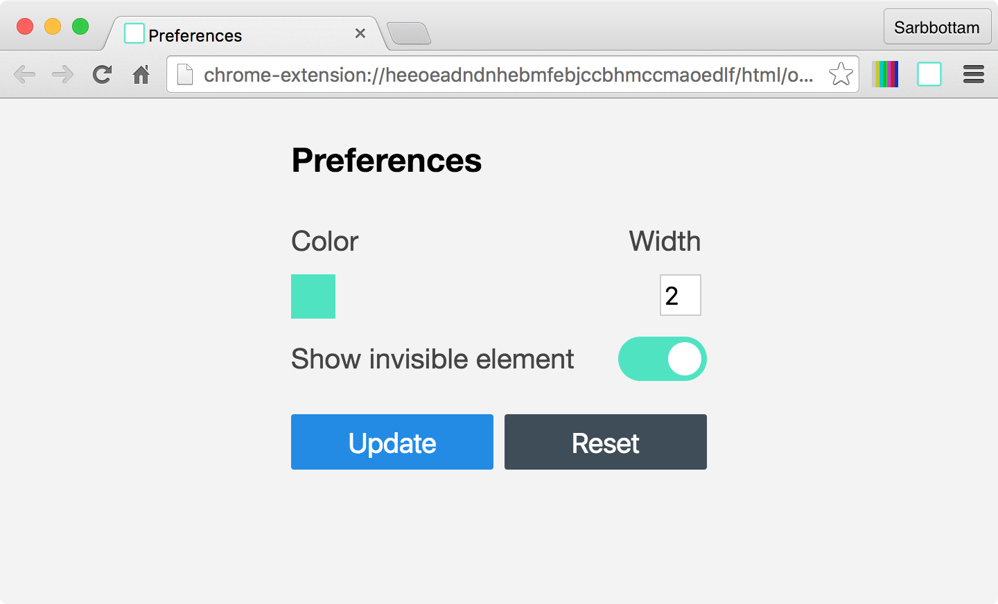 Focus Indicator Options