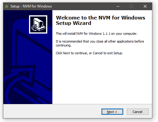 NVM for Windows Installer