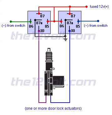 Reverse polarity relays