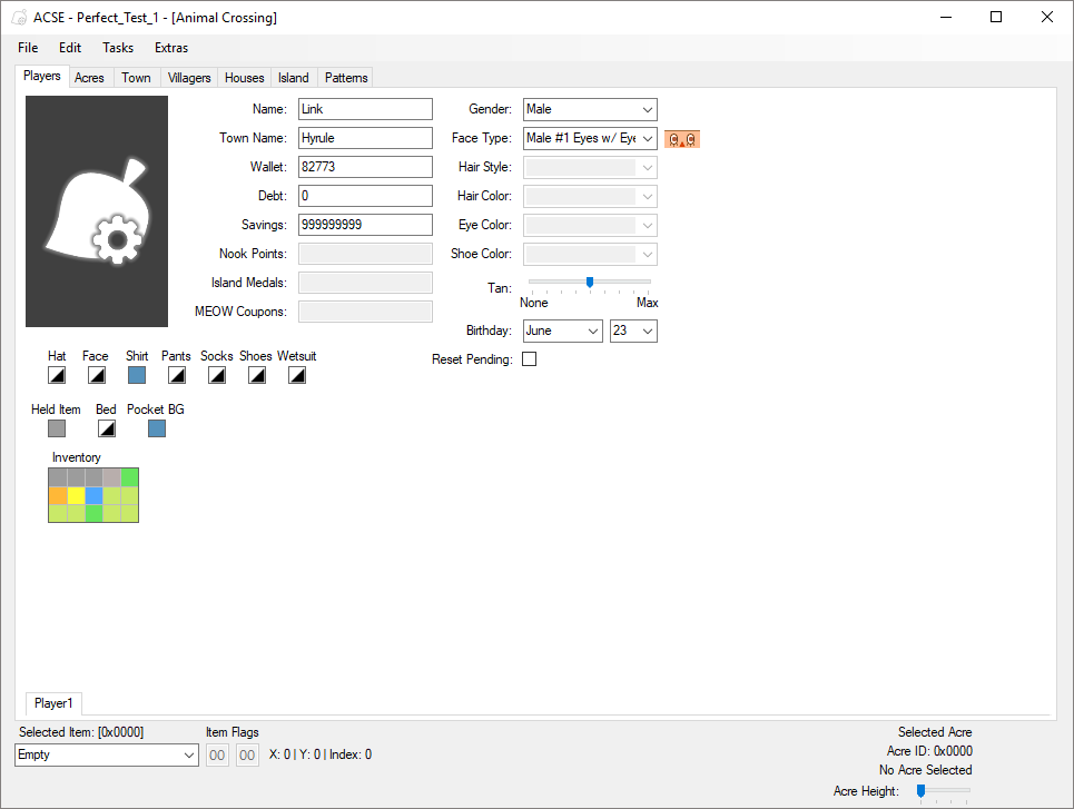 Player Editor