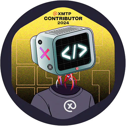 GitPOAP: 2024 XMTP Contributor GitPOAP Badge