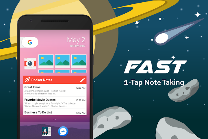 Rocket Notes Fast