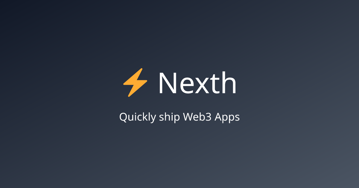 Nexth Readme Image