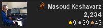profile for Masoud Keshavarz at Stack Overflow, Q&A for professional and enthusiast programmers