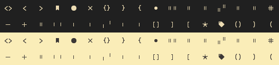 Bracket Highlighter Icons