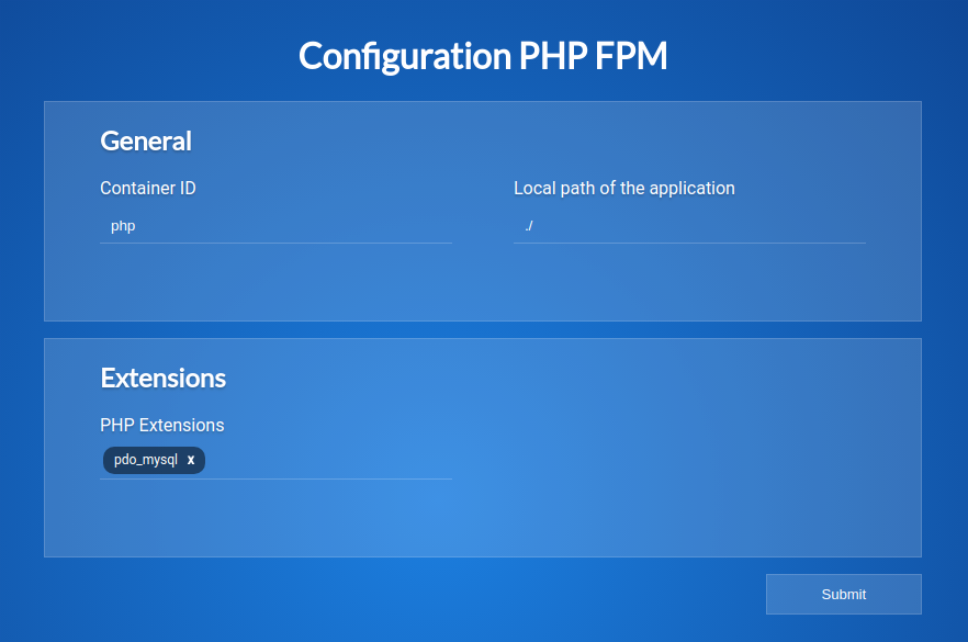 PHP Configuration