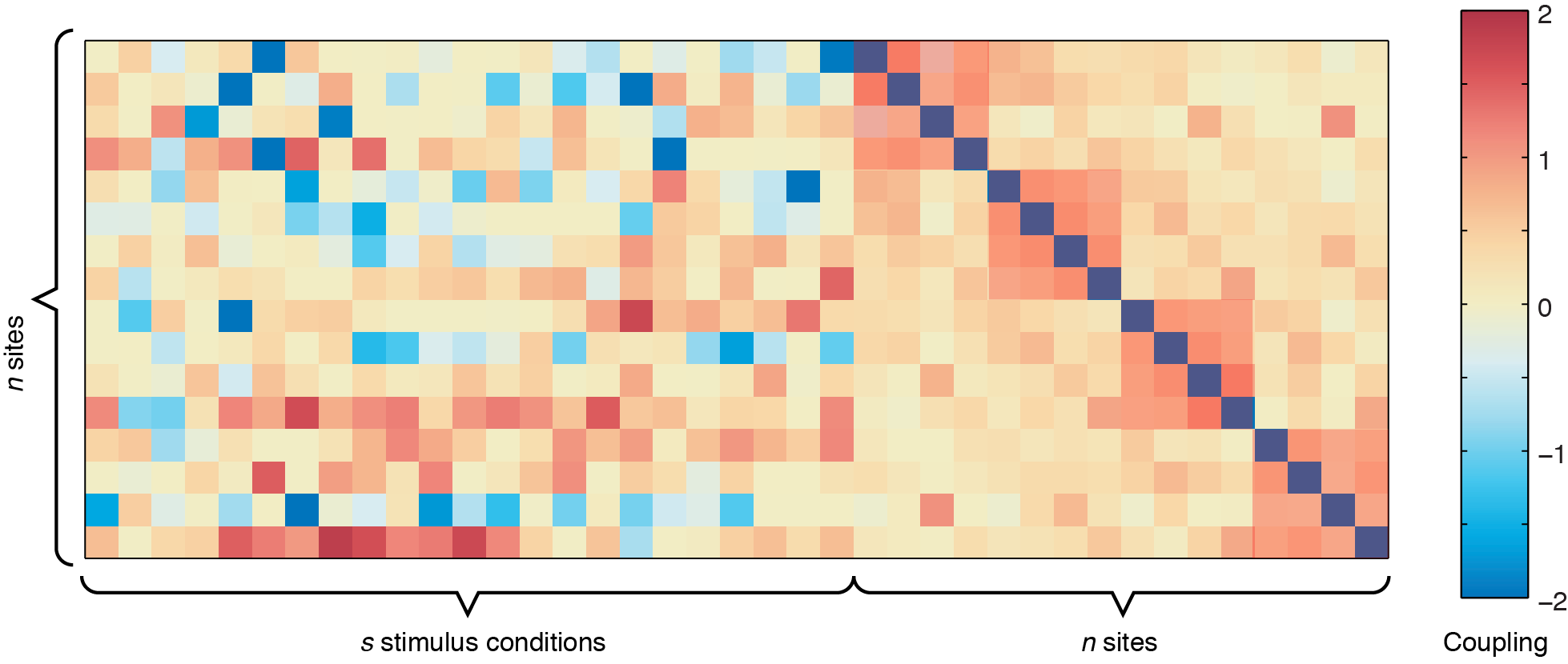 Example structure for strong within-layer coupling